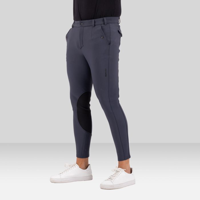 Riding breeches ESGabriel thermaline Grip Connect Knee - 7119 - Magnet Grey