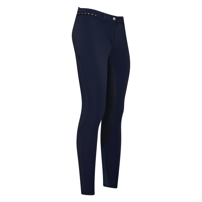 Riding breeches ESEquitation Queen Diamond FullGrip - 5120 - Evening blue