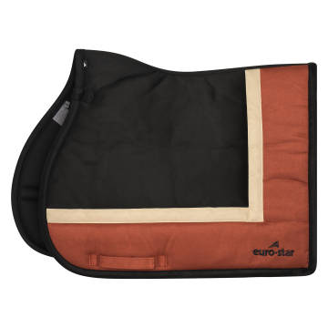 Zadeldekje ES-SimiLeath Striped veelzijdigheid -  Dark Cinna