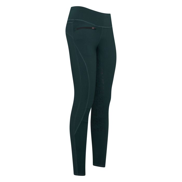 Riding tights ERDietse FullGrip - 6091 - Teal Green