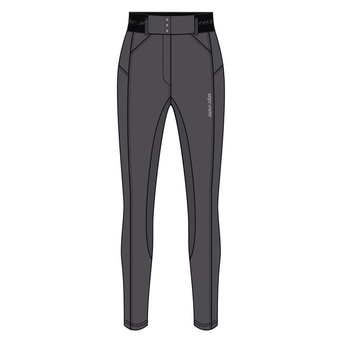 Riding breeches ESAthletic leanline Full - 7119 - Magnet Grey