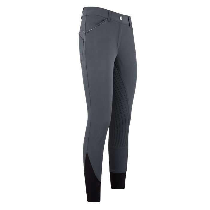 Riding breeches ERElodie Diamond FullGrip - 7013 - Graphite