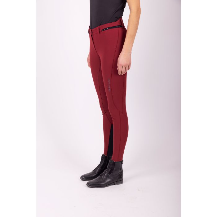 Riding breeches ESEquitation Queen Diamond FullGrip - 3187 - Pomegranate
