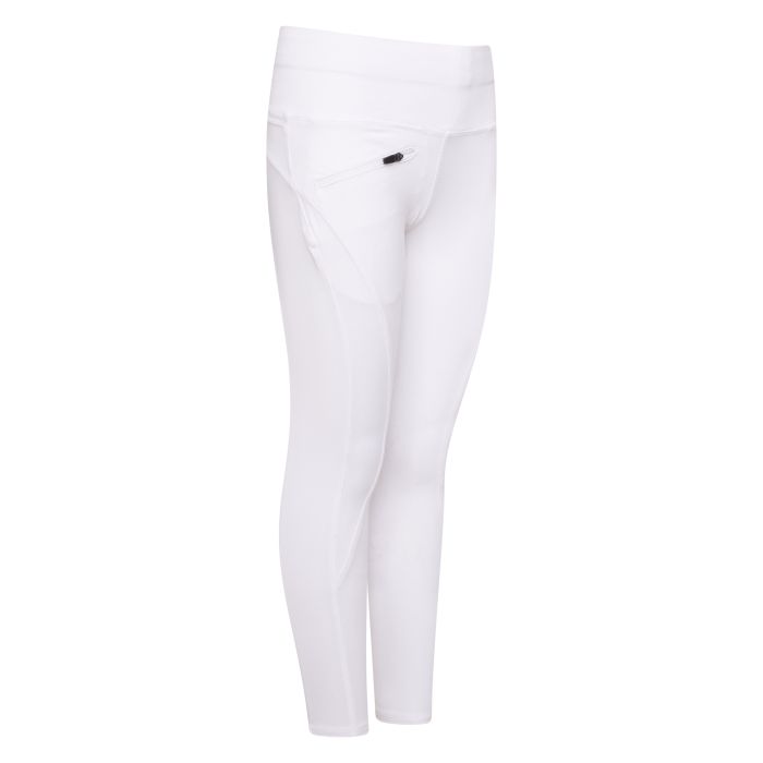 KIDS Riding tights ERDietse FullGrip - 0001 - White