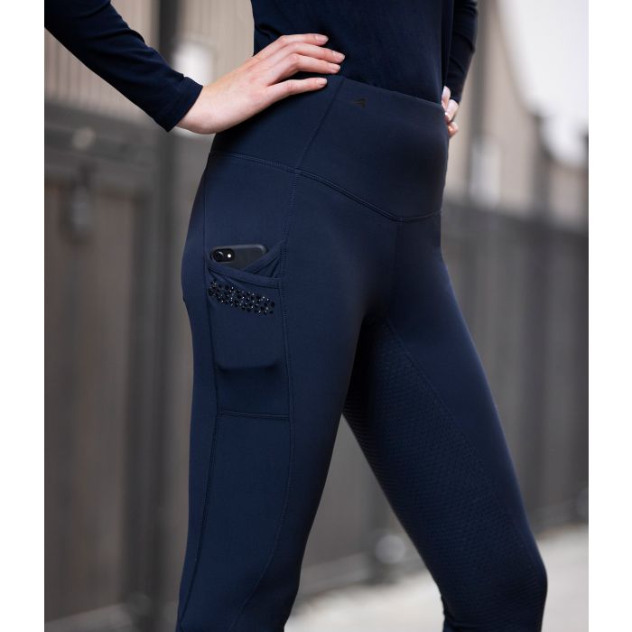 Riding tights ESBreez Fashion FullGrip - 5001 - Navy