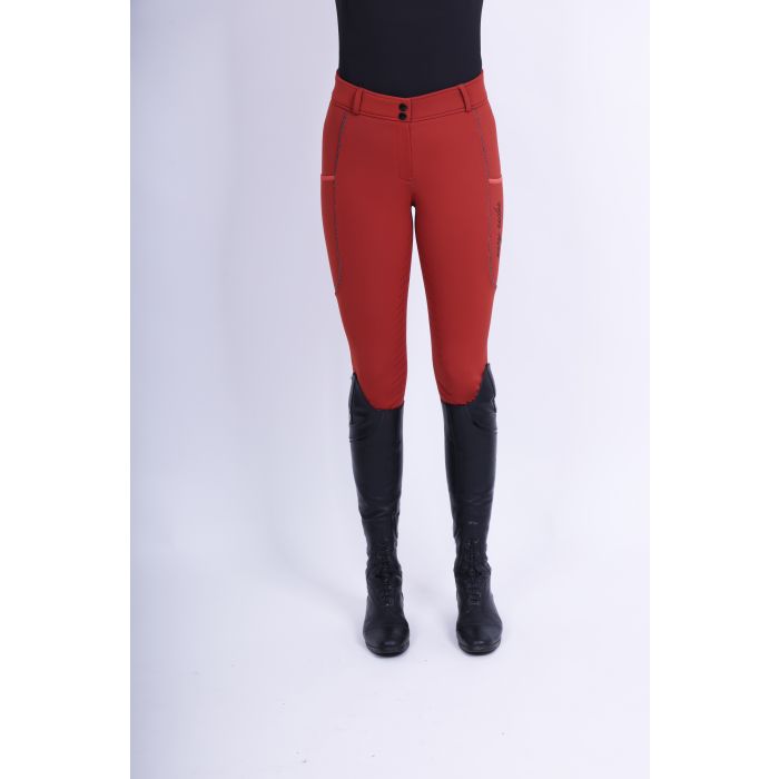 Riding breeches ERMara FullGrip - 2045 - Burnt Orange
