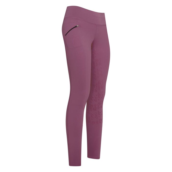 KIDS Riding tights ERDietse FullGrip - 3192 - Hawthorn rose
