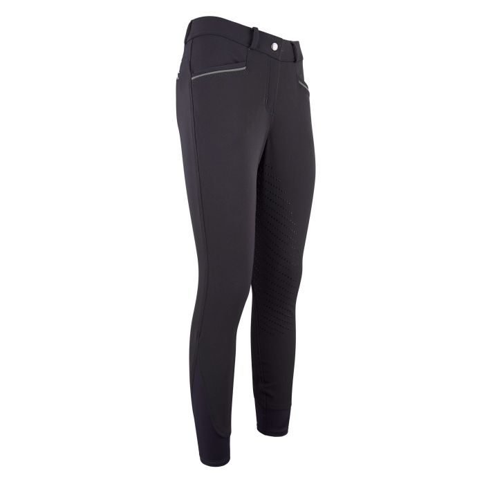 Riding breeches ERSera FullGrip kids - 7055 - Raven grey