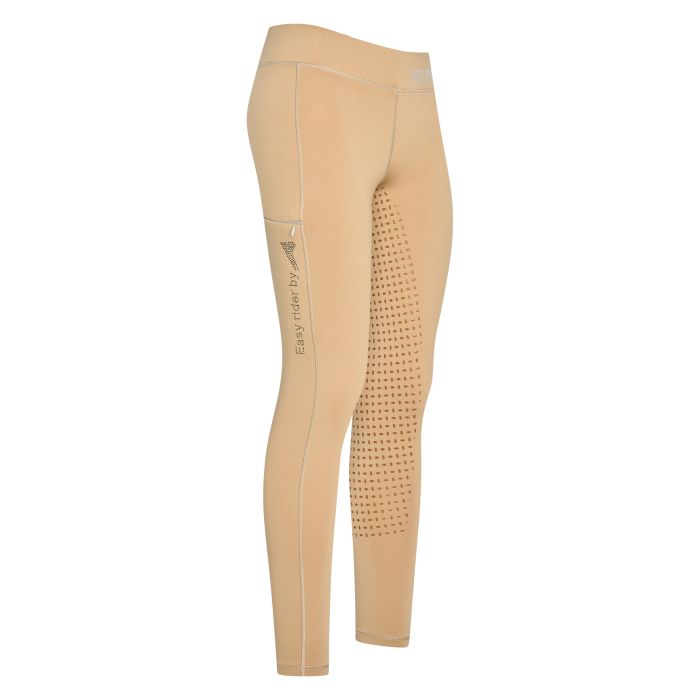 Riding tights ERLana FullGrip Kids - 8021 - Taupe