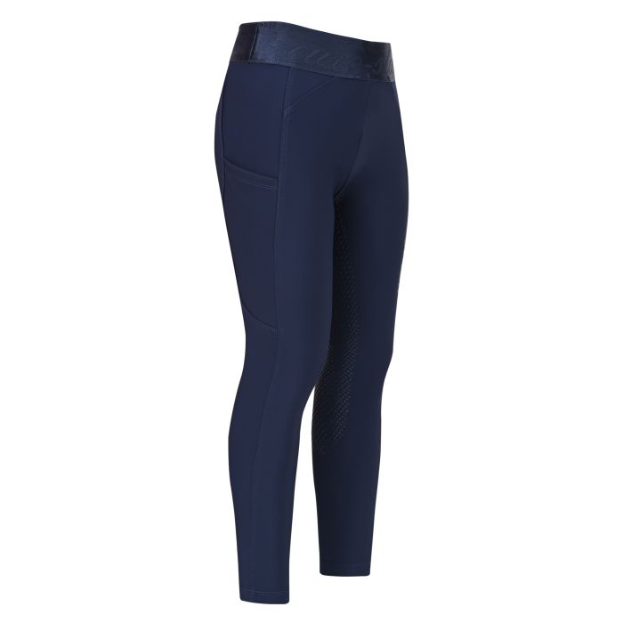 KIDS Riding tights ESImpress FullGrip - 5001 - Navy