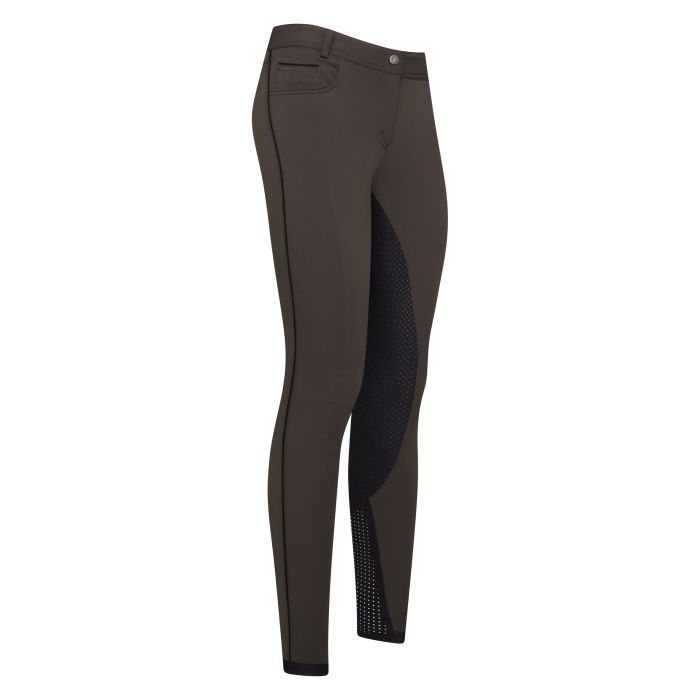 Riding breeches ESIndigo Diamond FullGrip - 8775 - Brown-Silver