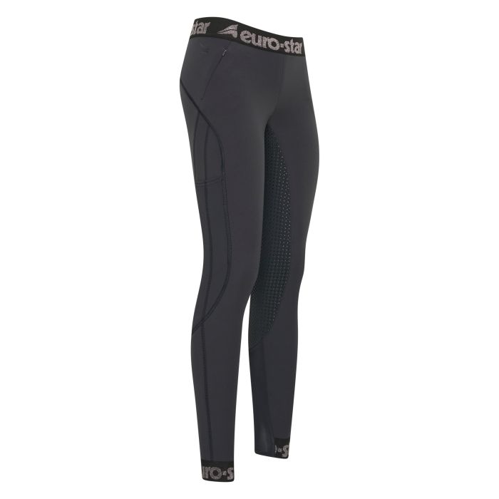 Riding tights ESAthletic Softshell FullGrip - 9000 - Black