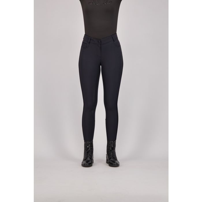 Riding breeches ESIndigo Diamond FullGrip - 9000 - Black