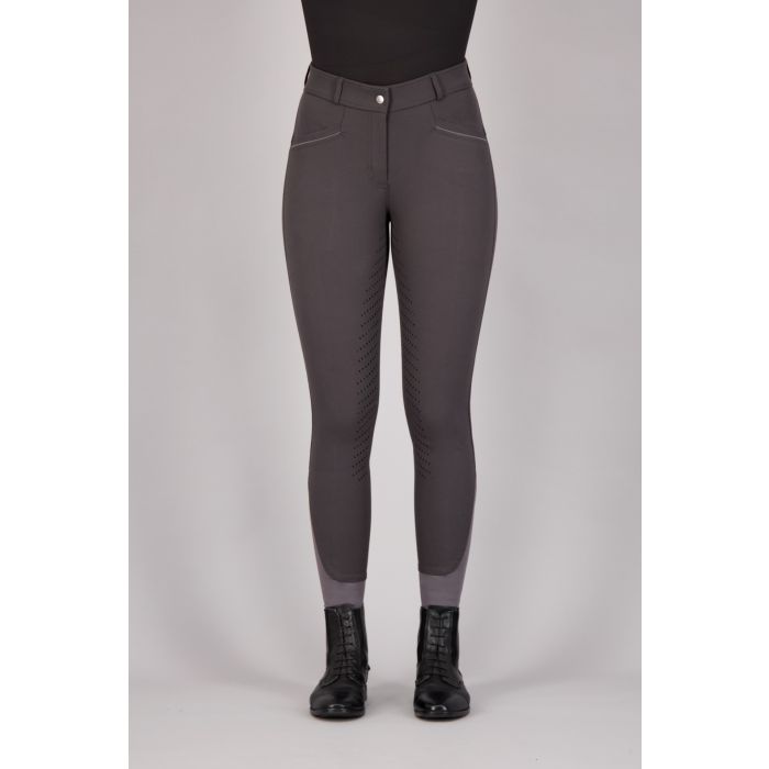 Riding breeches ERSera FullGrip - 7116 - Castor grey