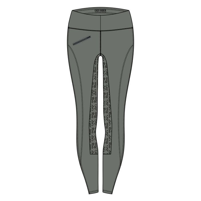 Riding tights ERDietse Winter FullGrip - 8008 - Earth