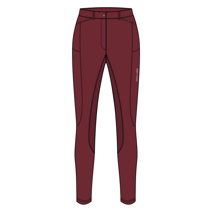 Riding breeches ESArista Fashion dia. Full - 3187 - Pomegranate