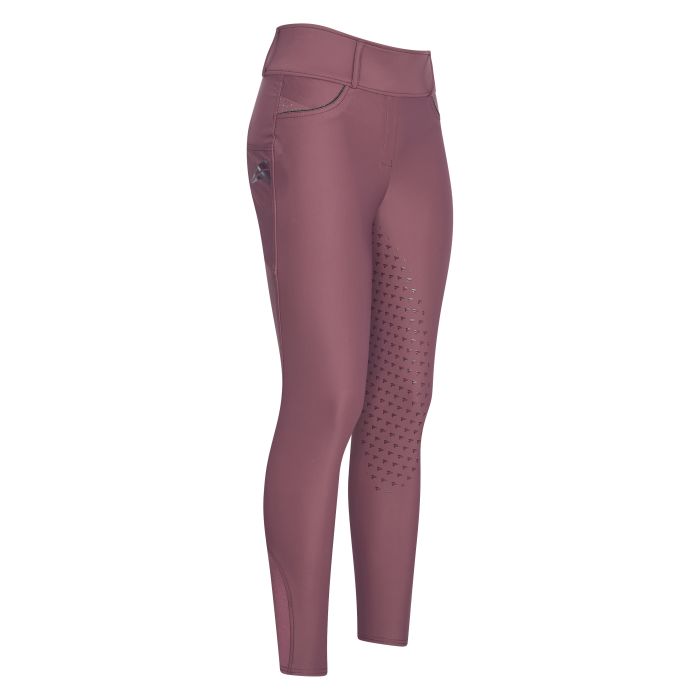 KIDS Riding tights ERMaxima FullGrip - 3048 - Red Velvet