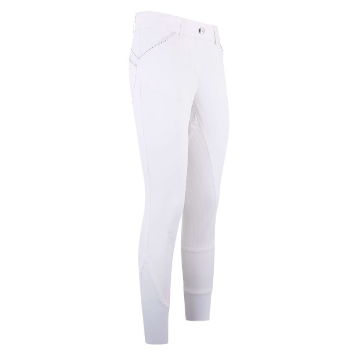 Riding breeches ERElodie Diamond FullGrip - 0001 - White
