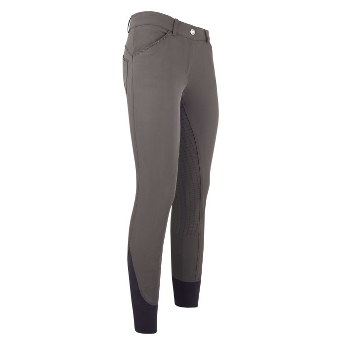 KIDS Riding breeches ERElodie Diamond FullGrip - 7063 - Smoked pearl