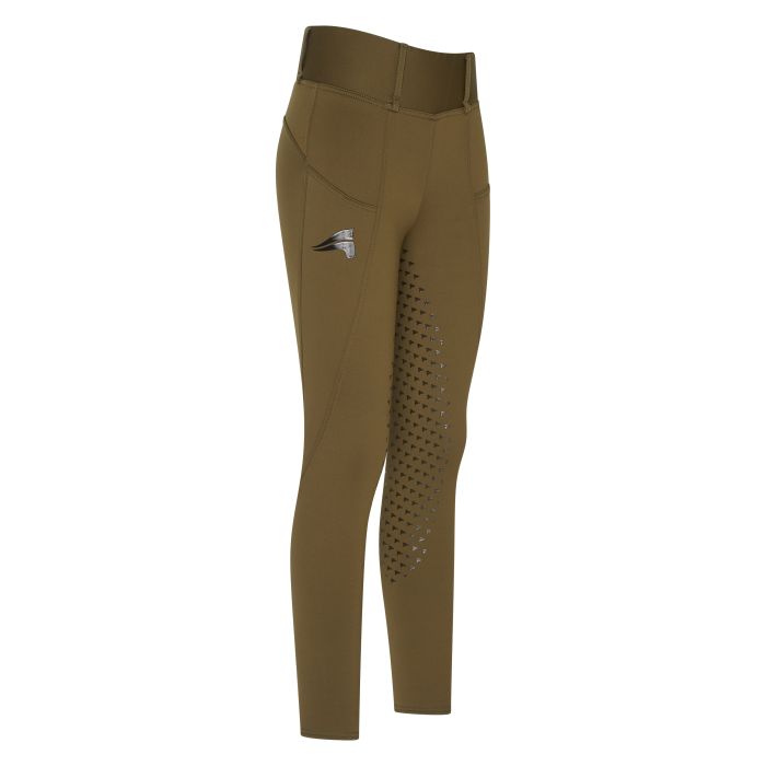 Riding tights ERDon FullGrip - 6018 - Olive