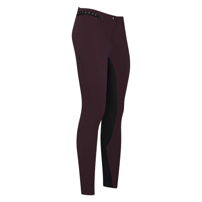 Riding breeches ESEquitation Queen Diamond Full - 4018 - Dark berry