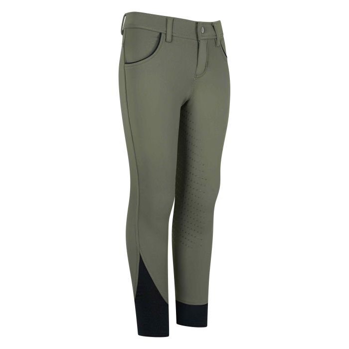 Riding breeches ERXenia FullGrip kids - 7119 - Magnet Grey
