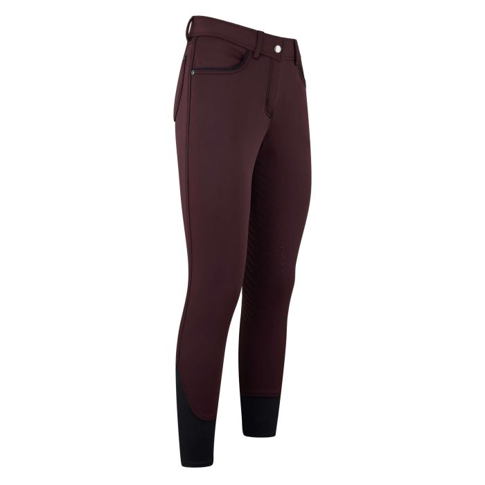 Riding breeches ERLa Xantippe Softshell FullGrip - 4032 - Dark Plum