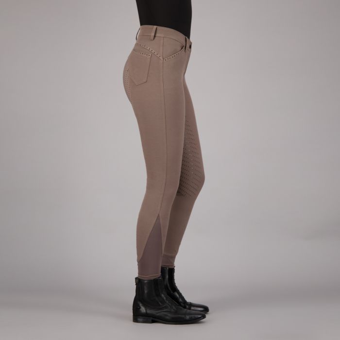 Riding breeches ERElodie Diamond FullGrip - 8021 - Taupe