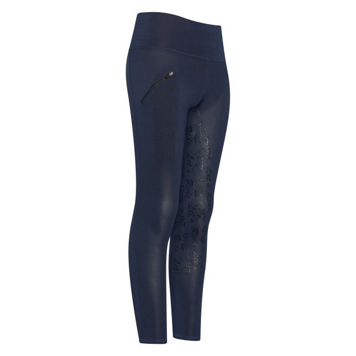 KIDS Riding tights ERDietse FullGrip - 5001 - Navy