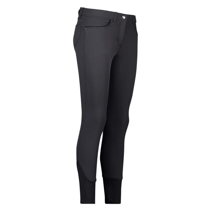 Riding breeches ERLa Xantippe Softshell FullGrip - 7055 - Raven grey