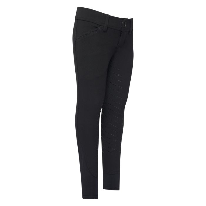 KIDS Riding breeches ERElodie Diamond FullGrip - 9000 - Black