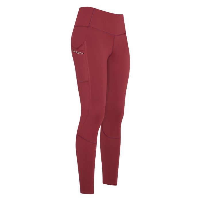 Riding tights ESBreez Fashion FullGrip - 3187 - Pomegranate