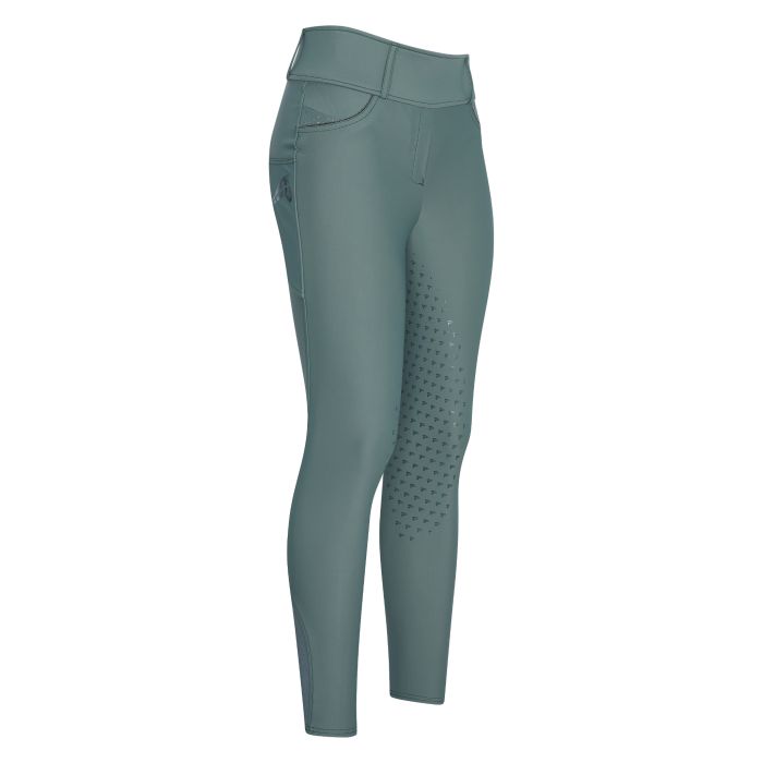 KIDS Riding tights ERMaxima FullGrip - 7118 - Dark Castor
