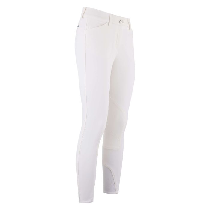 Riding breeches ESArista Fabric Knee - 0001 - White