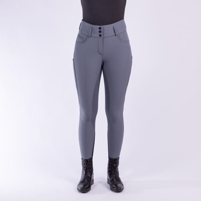 Riding breeches ESAmare FullGrip - 7119 - Magnet Grey