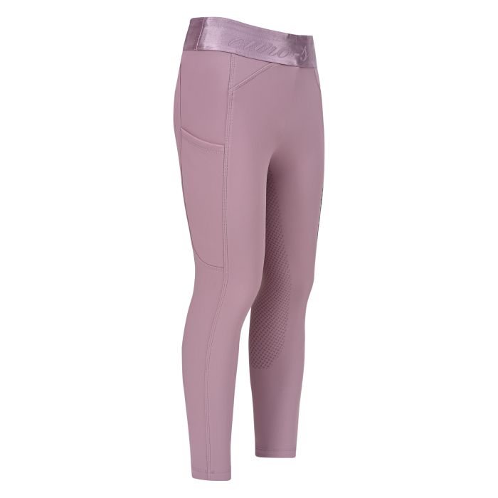 KIDS Riding tights ESImpress FullGrip - 4066 - Elderberry