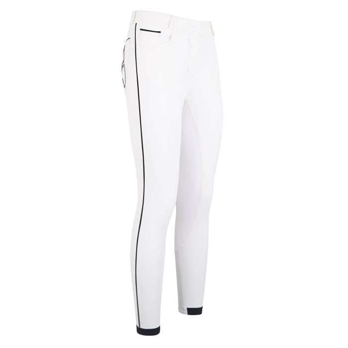 Riding breeches ESIndigo Diamond FullGrip - 0001 - White