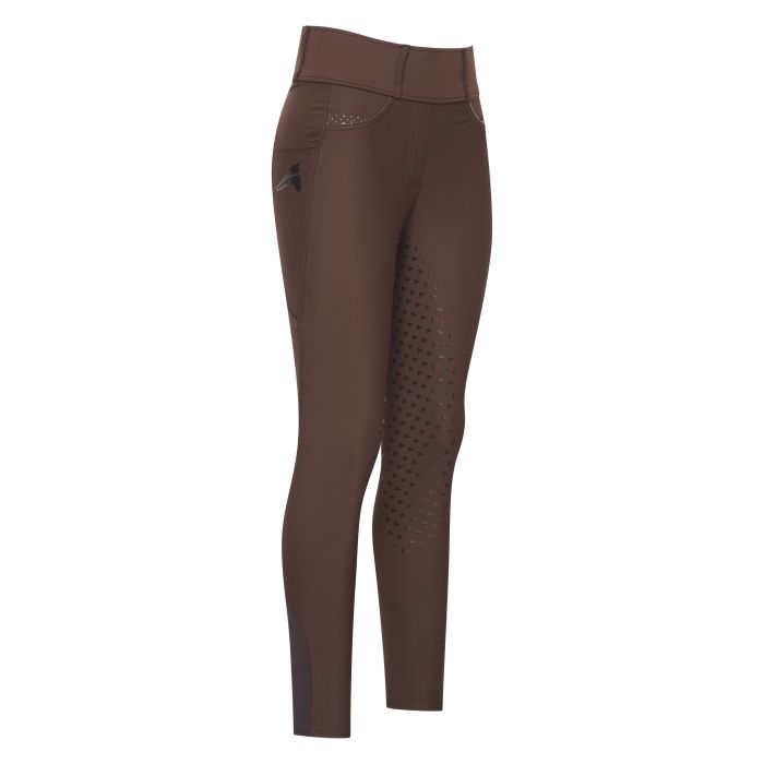 Riding tights ERMaxima FullGrip - 8096 - Maroon