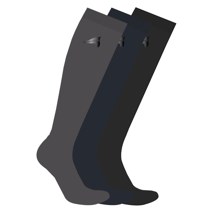 Socks 3-Pack ESGina - 7132 - Magnet grey-Navy-Black