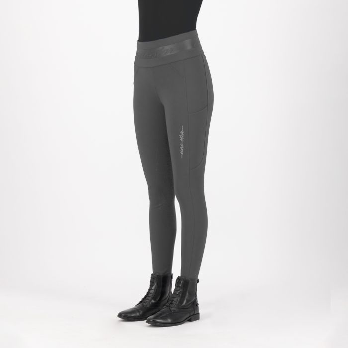 Riding tights ESImpress FullGrip - 7119 - Magnet Grey