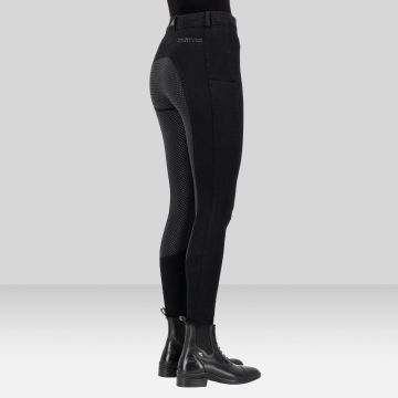 Rijbroek ES-Arista Denim FullGrip -  Black