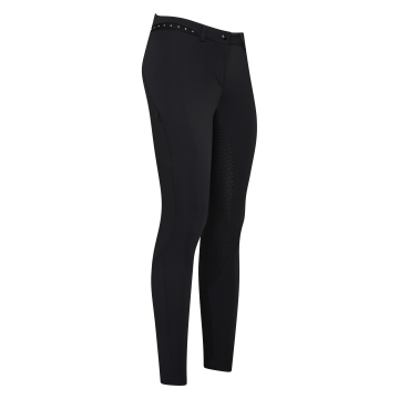 Rijbroek ES-Equitation Queen Diamond FullGrip -  Black