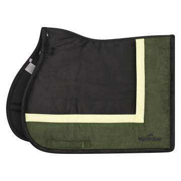 Zadeldekje ES-SimiLeath Striped veelzijdigheid -  Olive
