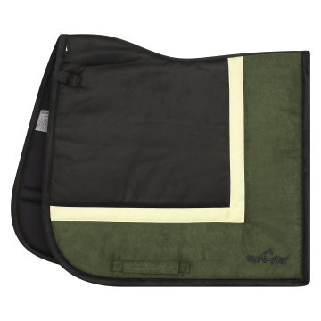 Zadeldekje ES-SimiLeath Striped dressuur -  Olive