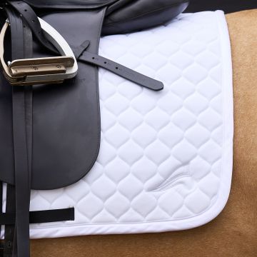Zadeldekje ES-Coco dressuur -  White 