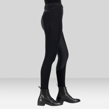 Rijbroek ES-Arista Denim FullGrip -  Black