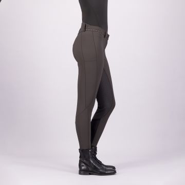 Rijbroek ES-Equitation Queen Diamond FullGrip -  Mocca 